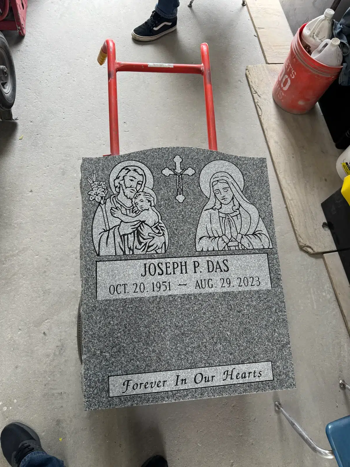 Granite Headstone Examples hand-carved by Headstone Gallery in NJ — image 9